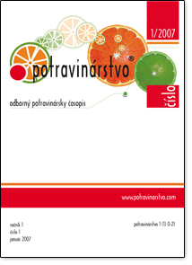 					View Vol. 1 No. 1 (2007): Potravinarstvo
				