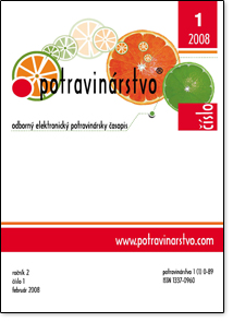 					View Vol. 2 No. 1 (2008): Potravinarstvo
				
