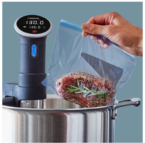 How important is weight in sous-vide cooking?