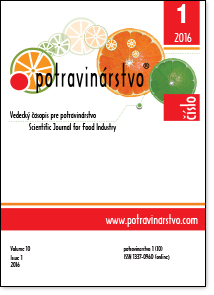 					View Vol. 10 No. 1 (2016): Potravinarstvo
				