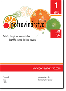 					View Vol. 7 No. 1 (2013): Potravinarstvo
				