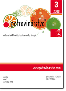 					View Vol. 2 No. 3 (2008): Potravinarstvo
				