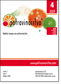 					View Vol. 3 No. 4 (2009): Potravinarstvo
				